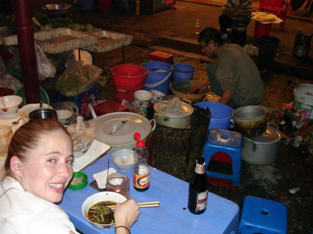 dinner in hanoi